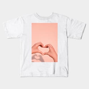 Heart Shaped Hands Kids T-Shirt